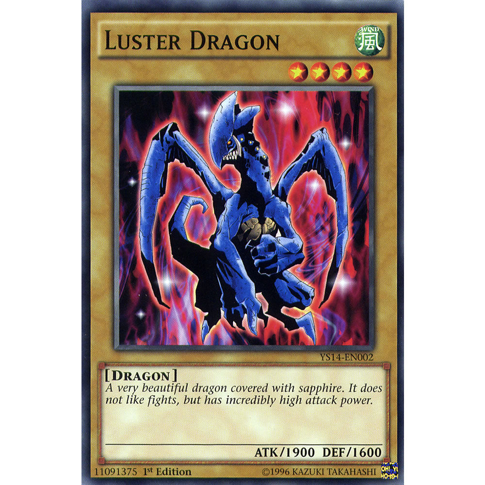 Luster Dragon YS14-EN002 Yu-Gi-Oh! Card from the Space-Time Showdown Set