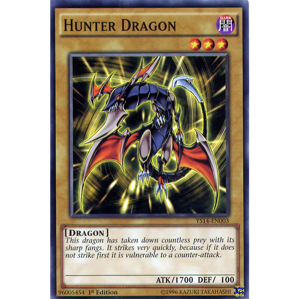 Hunter Dragon YS14-EN003 Yu-Gi-Oh! Card from the Space-Time Showdown Set