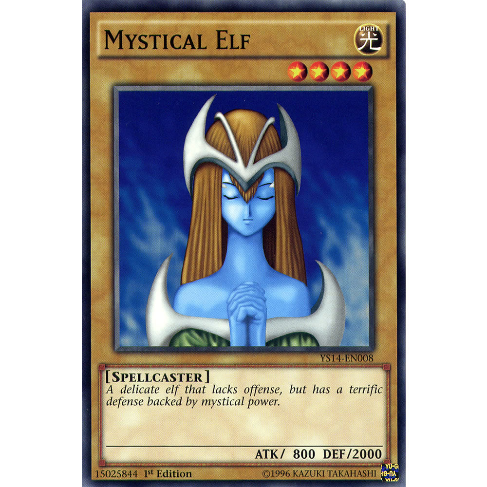Mystical Elf YS14-EN008 Yu-Gi-Oh! Card from the Space-Time Showdown Set