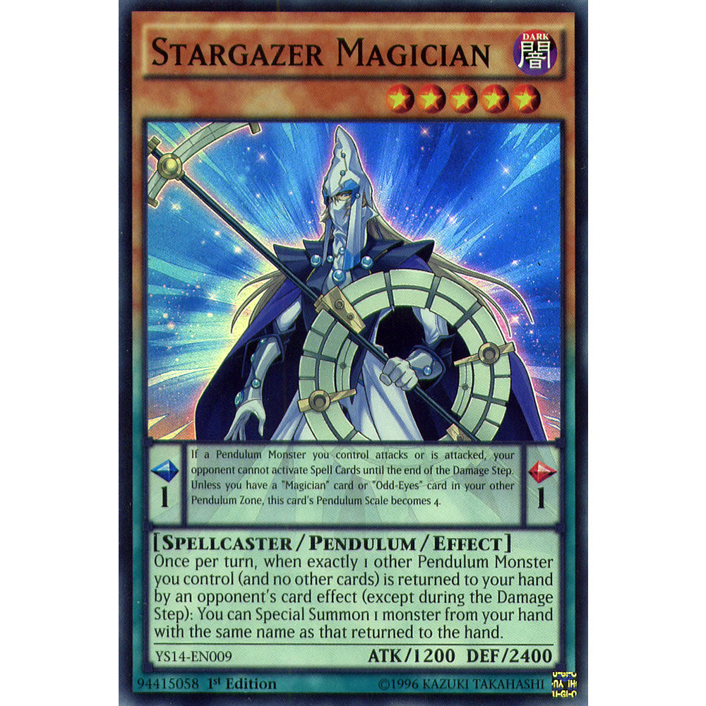 Stargazer Magician YS14-EN009 Yu-Gi-Oh! Card from the Space-Time Showdown Set
