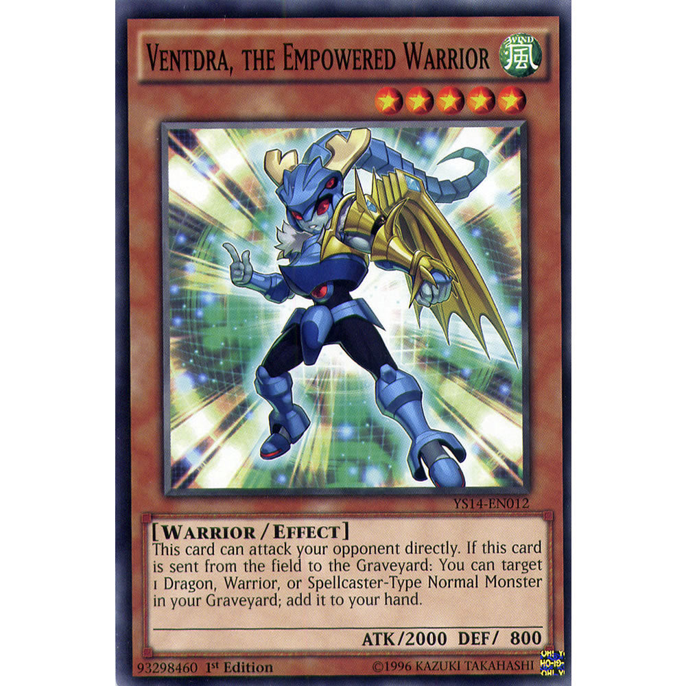 Ventdra, the Empowered Warrior YS14-EN012 Yu-Gi-Oh! Card from the Space-Time Showdown Set