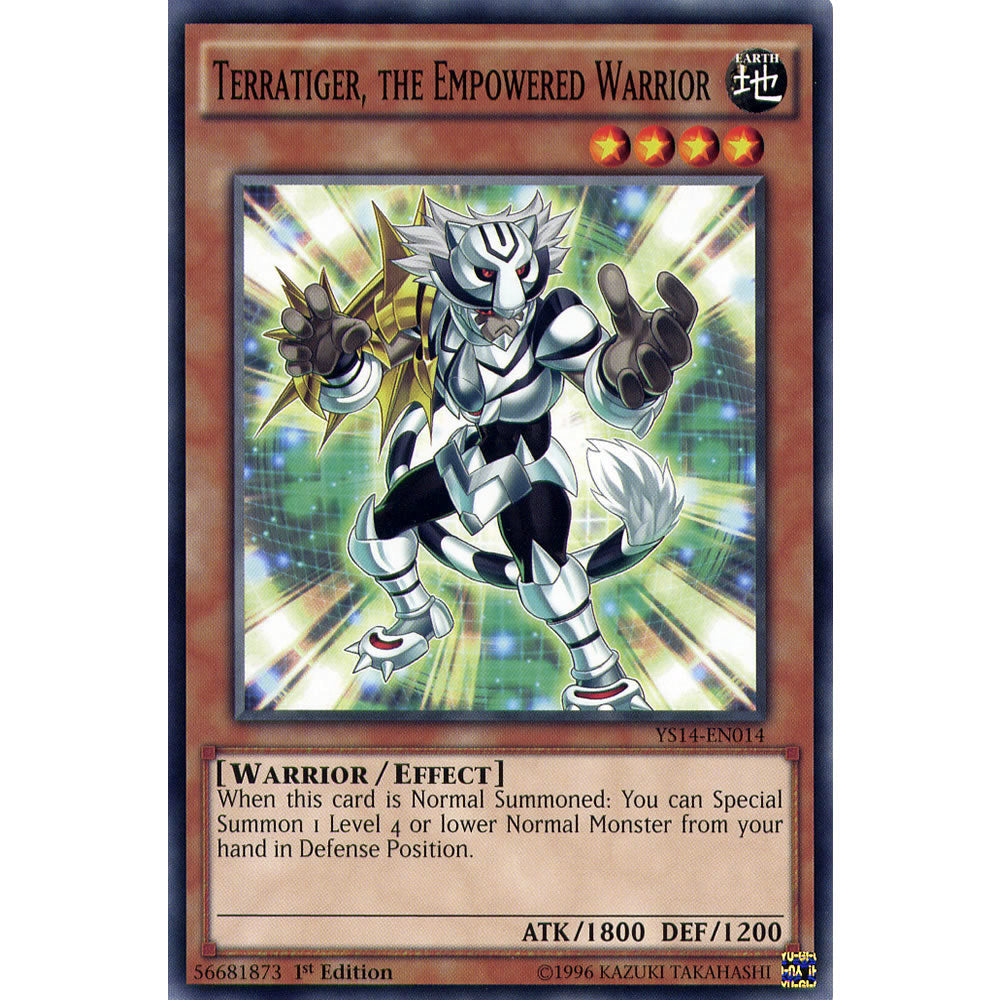 Terratiger, the Empowered Warrior YS14-EN014 Yu-Gi-Oh! Card from the Space-Time Showdown Set
