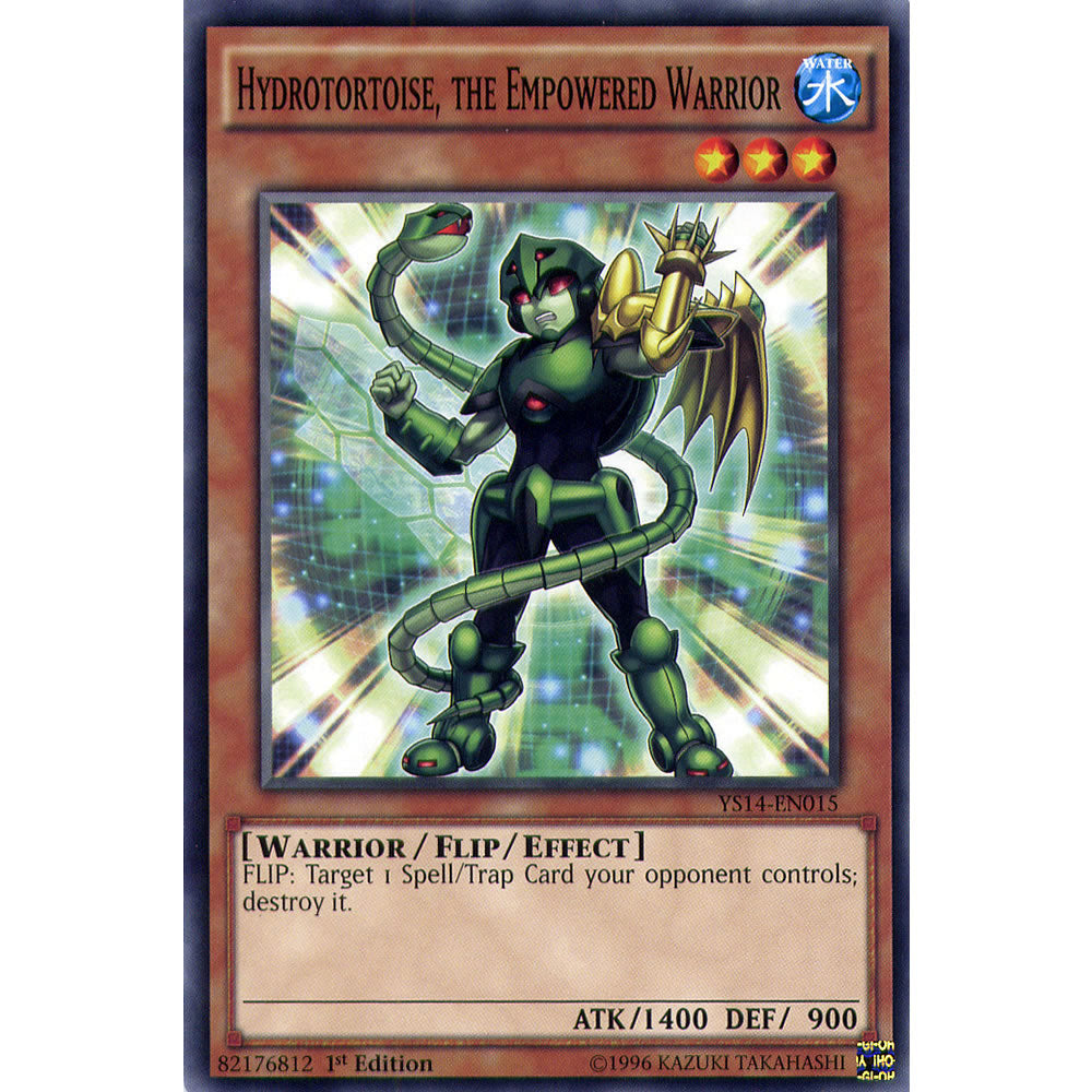 Hydrotortoise, the Empowered Warrior YS14-EN015 Yu-Gi-Oh! Card from the Space-Time Showdown Set