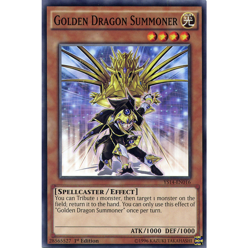 Golden Dragon Summoner YS14-EN016 Yu-Gi-Oh! Card from the Space-Time Showdown Set
