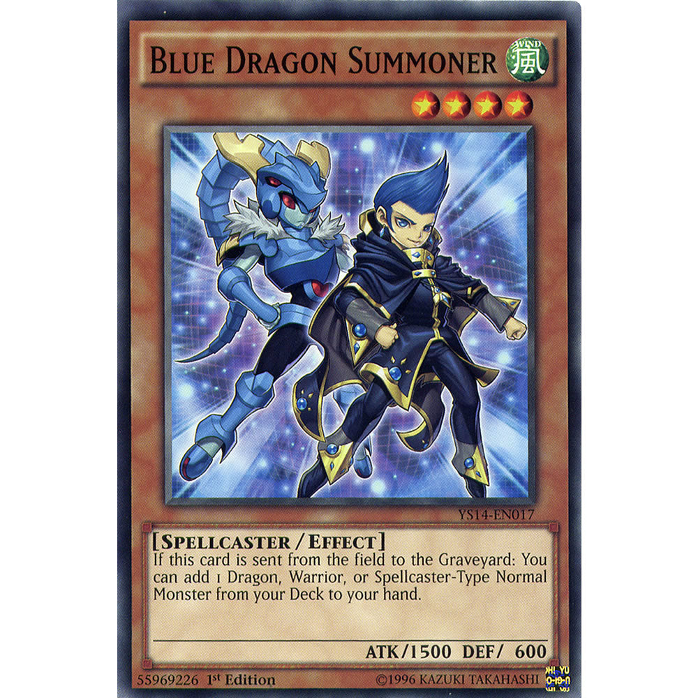 Blue Dragon Summoner YS14-EN017 Yu-Gi-Oh! Card from the Space-Time Showdown Set