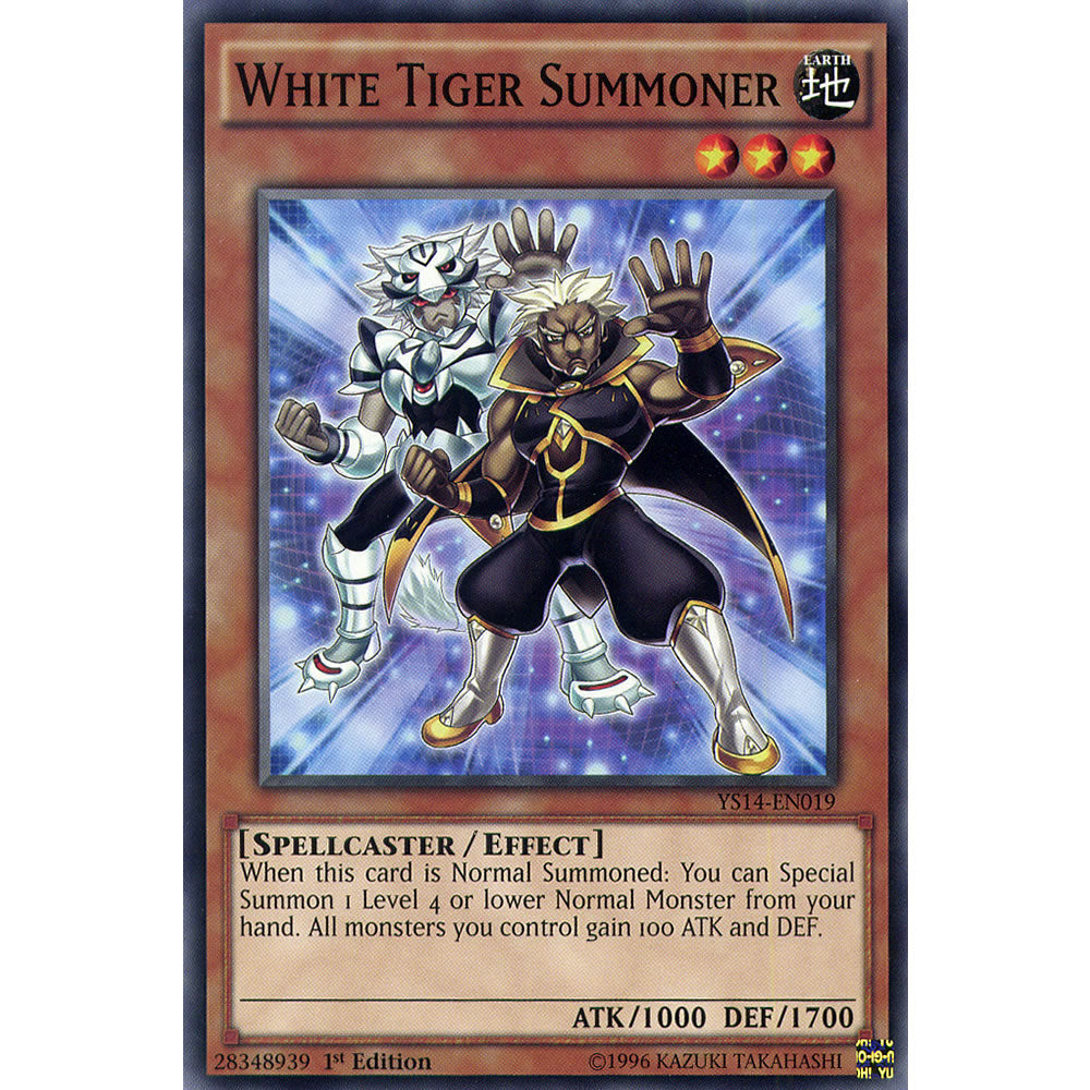 White Tiger Summoner YS14-EN019 Yu-Gi-Oh! Card from the Space-Time Showdown Set