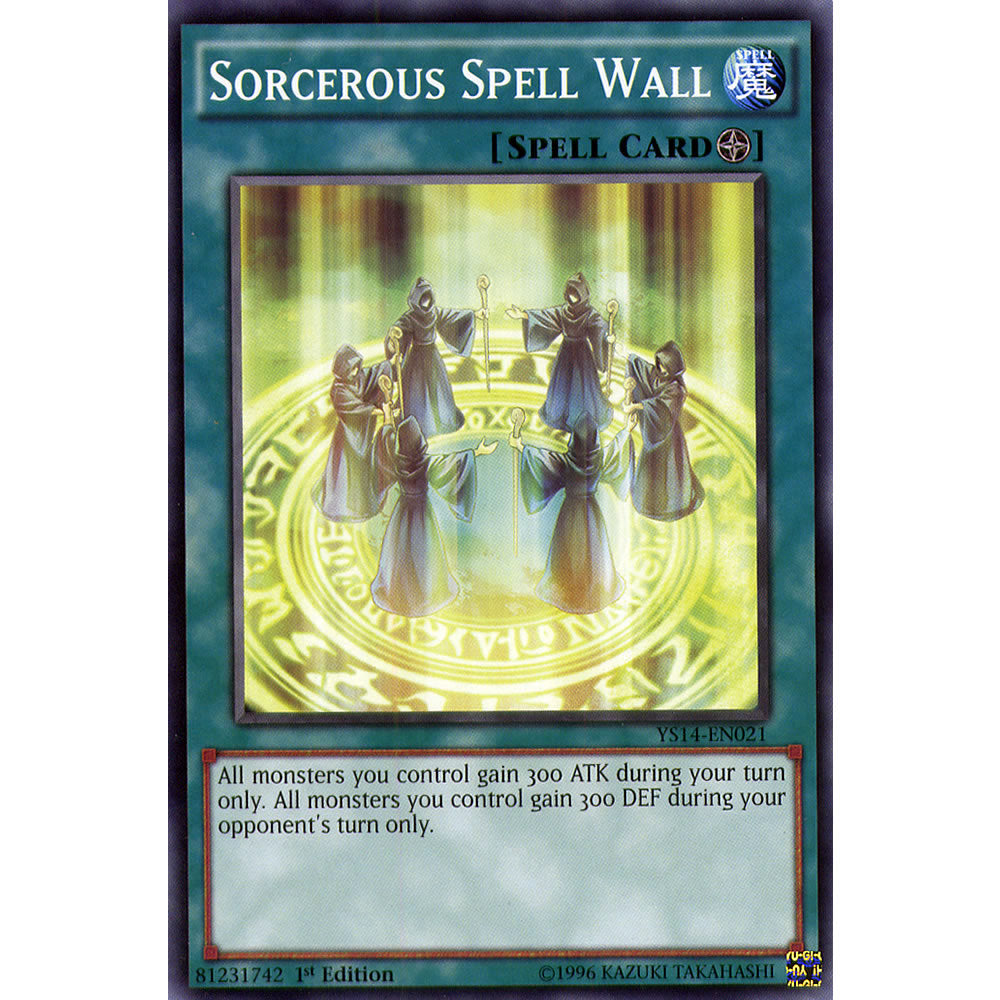 Sorcerous Spell Wall YS14-EN021 Yu-Gi-Oh! Card from the Space-Time Showdown Set