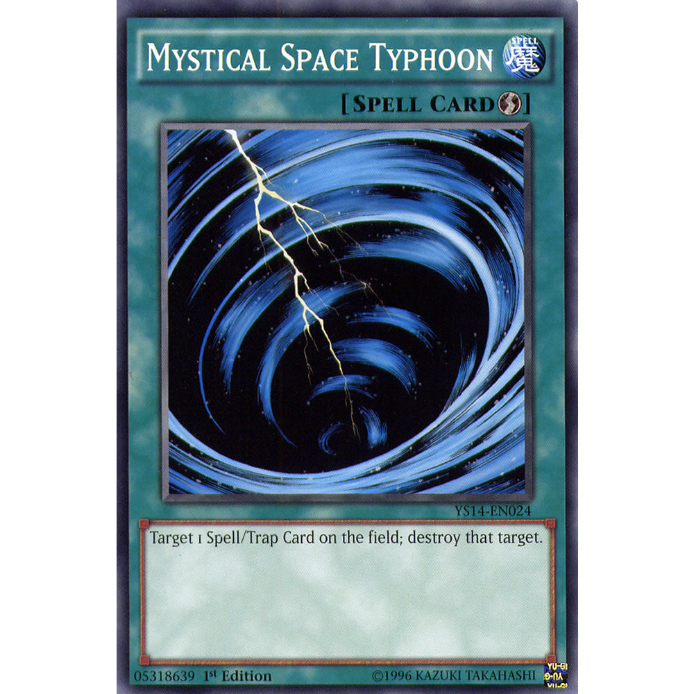 Mystical Space Typhoon YS14-EN024 Yu-Gi-Oh! Card from the Space-Time Showdown Set