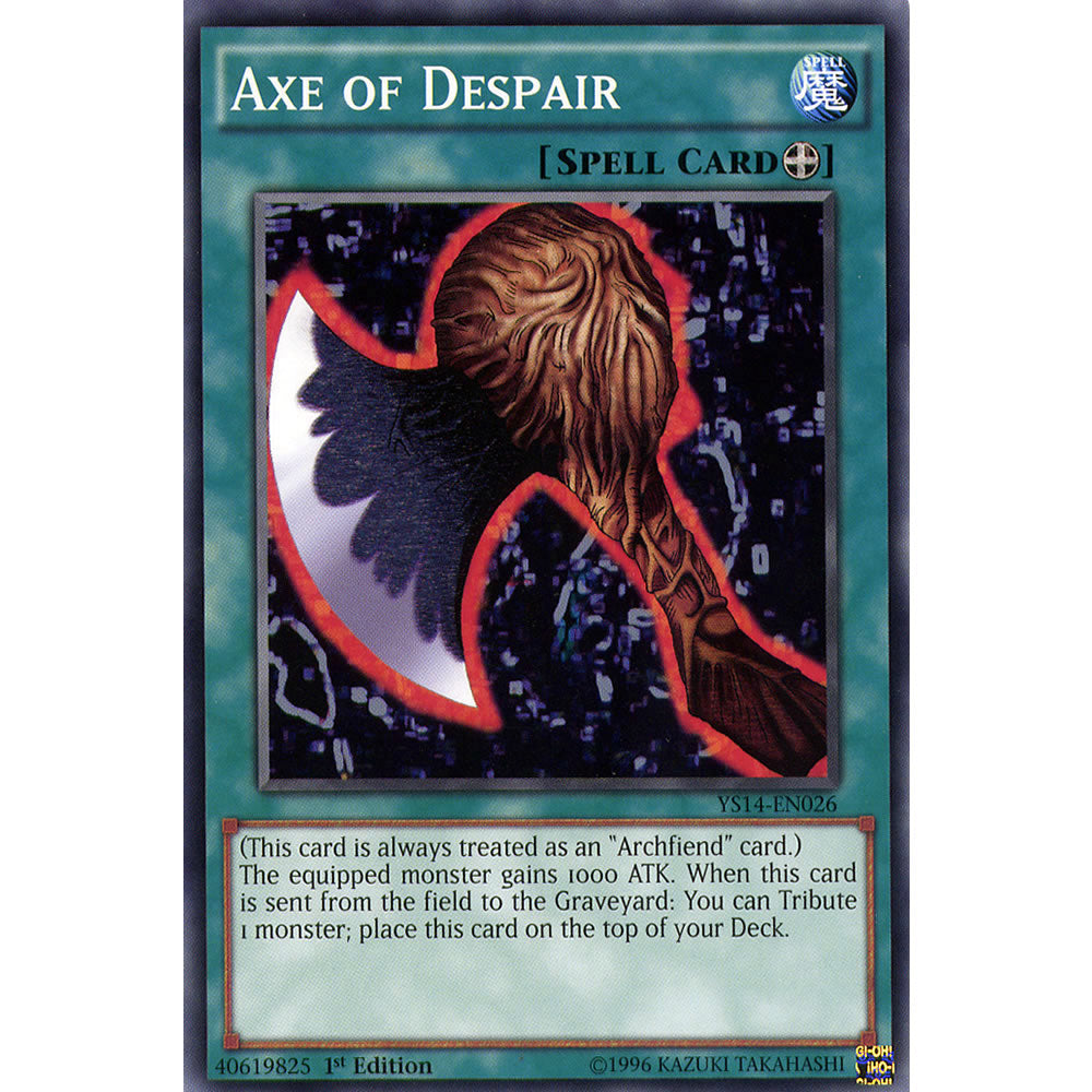 Axe of Despair YS14-EN026 Yu-Gi-Oh! Card from the Space-Time Showdown Set