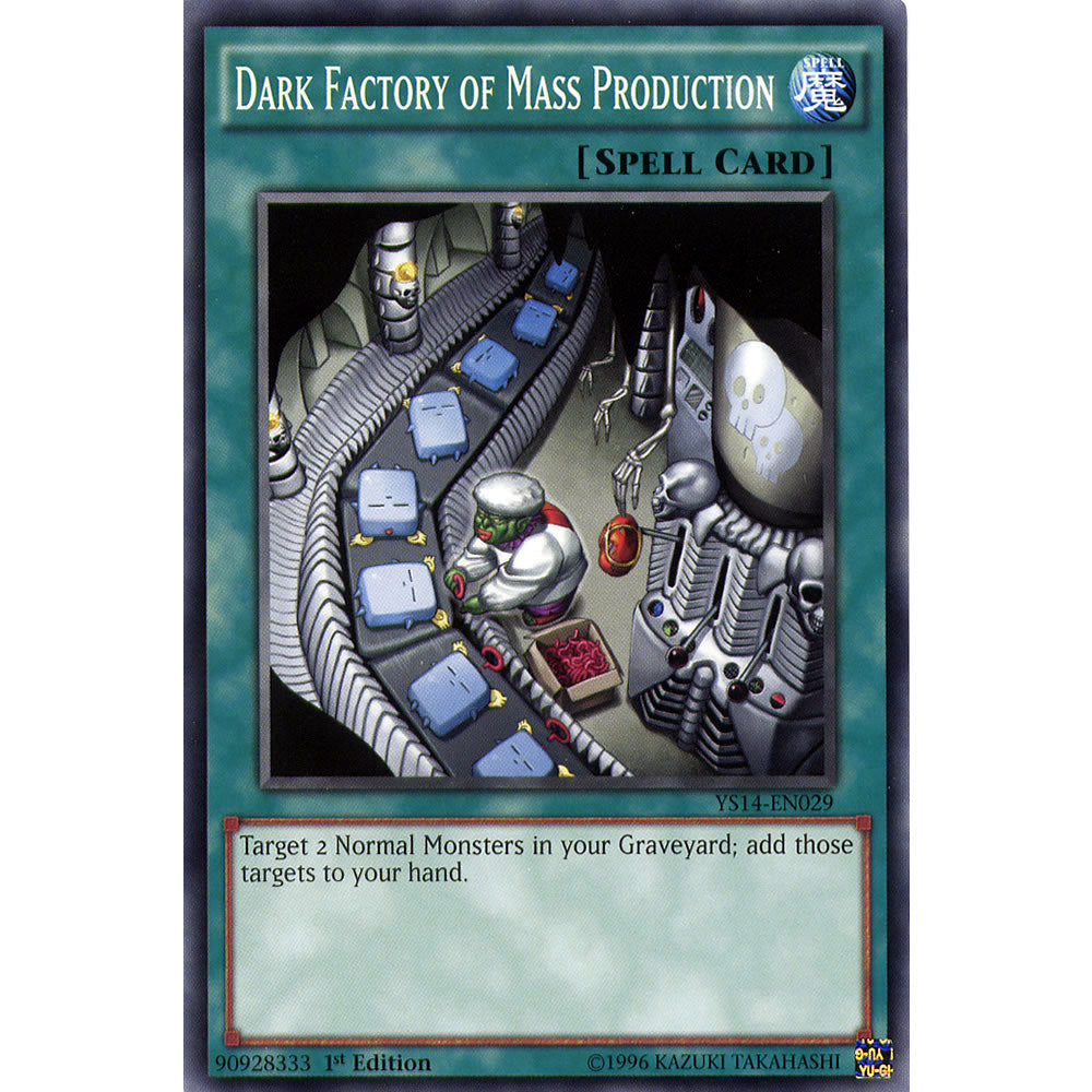 Dark Factory of Mass Production YS14-EN029 Yu-Gi-Oh! Card from the Space-Time Showdown Set