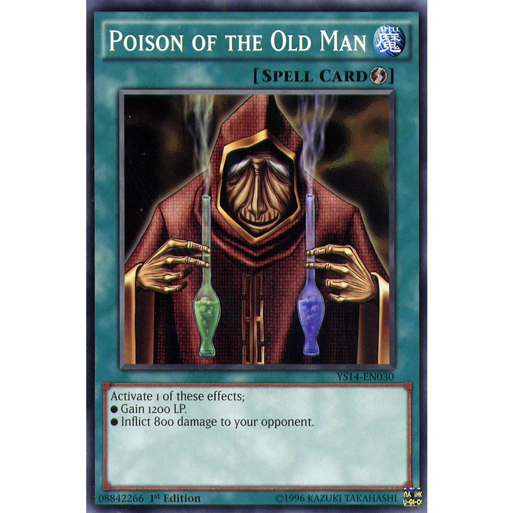 Poison of the Old Man YS14-EN030 Yu-Gi-Oh! Card from the Space-Time Showdown Set