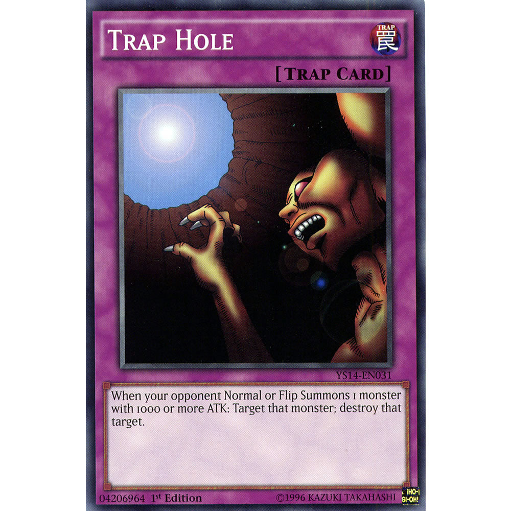Trap Hole YS14-EN031 Yu-Gi-Oh! Card from the Space-Time Showdown Set