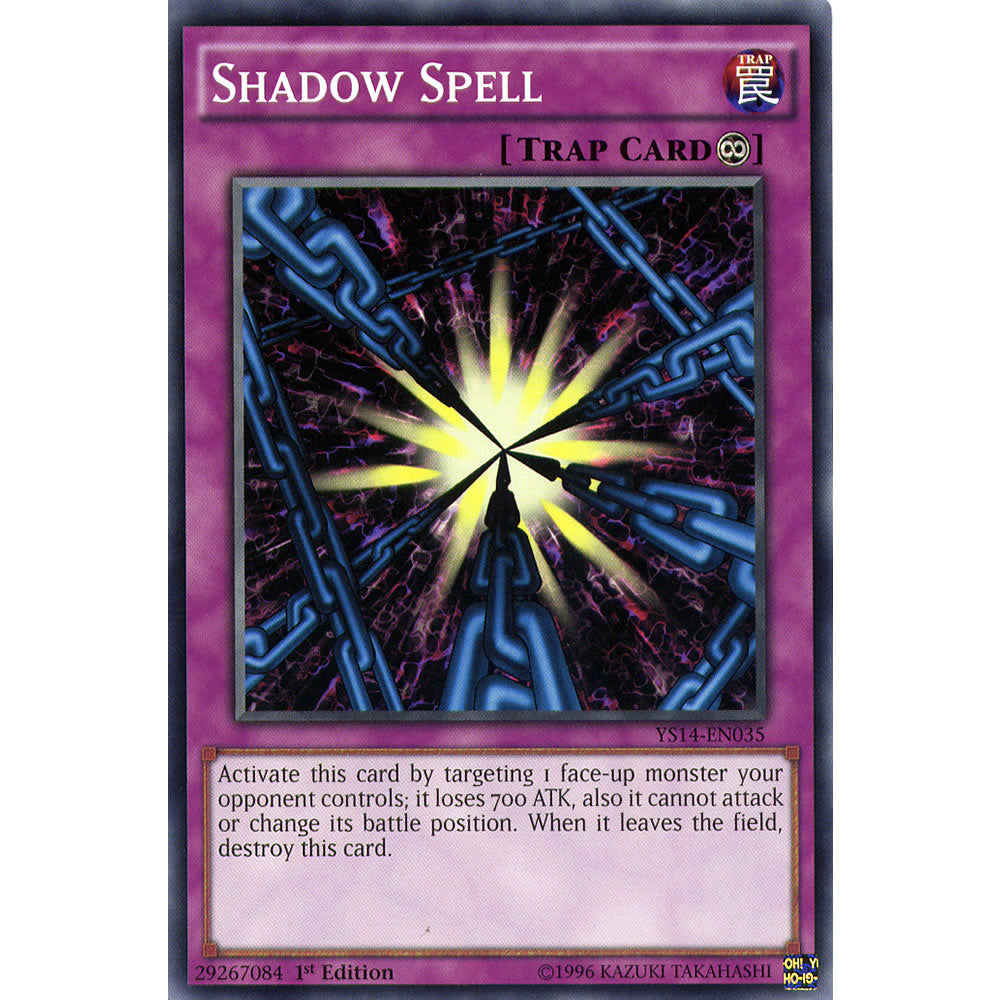 Shadow Spell YS14-EN035 Yu-Gi-Oh! Card from the Space-Time Showdown Set