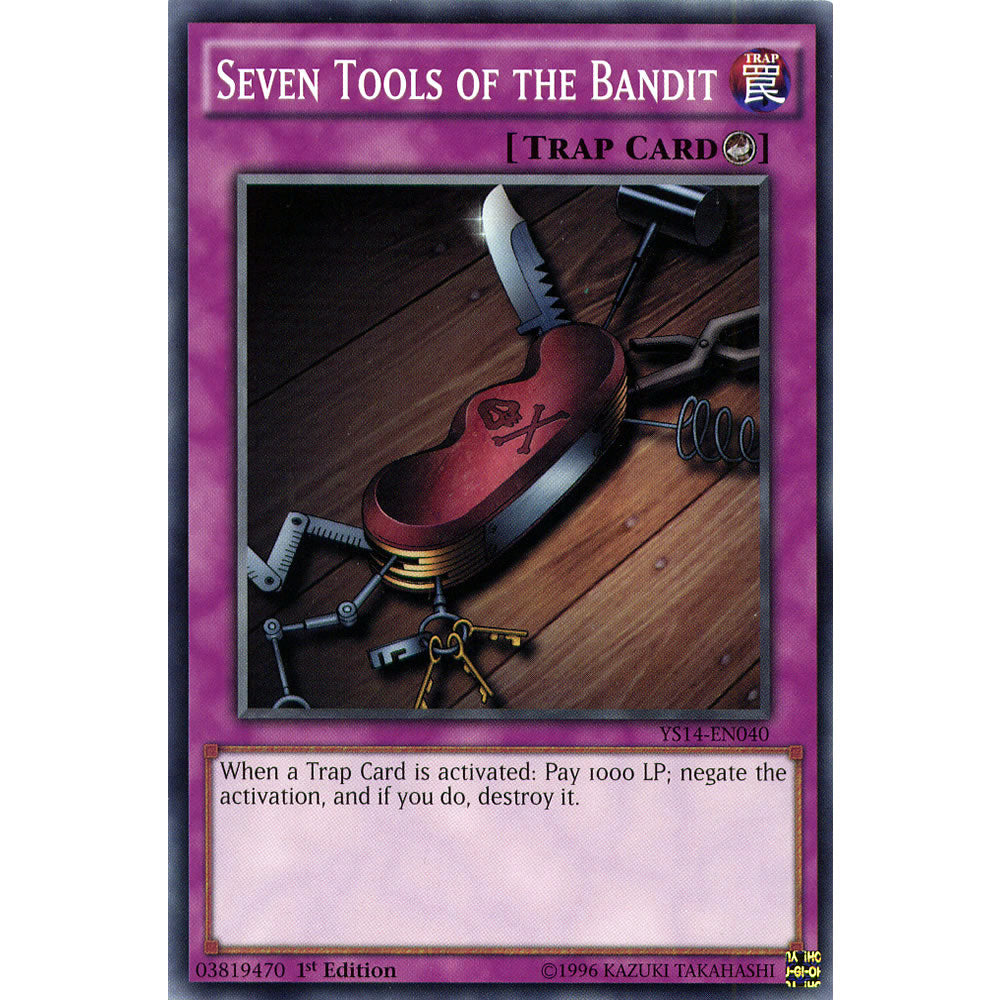 Seven Tools of the Bandit YS14-EN040 Yu-Gi-Oh! Card from the Space-Time Showdown Set