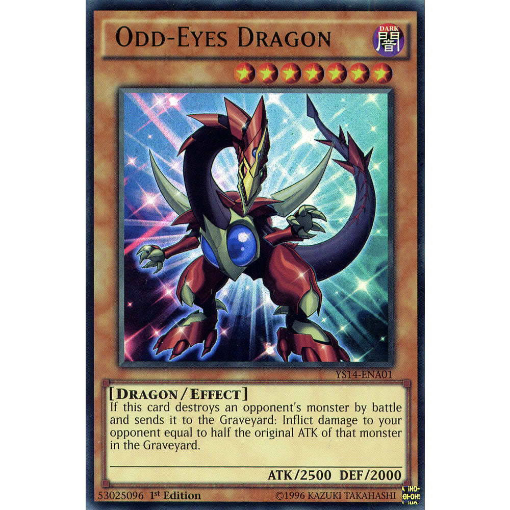 Odd-Eyes Dragon YS14-ENA01 Yu-Gi-Oh! Card from the Space-Time Showdown Set