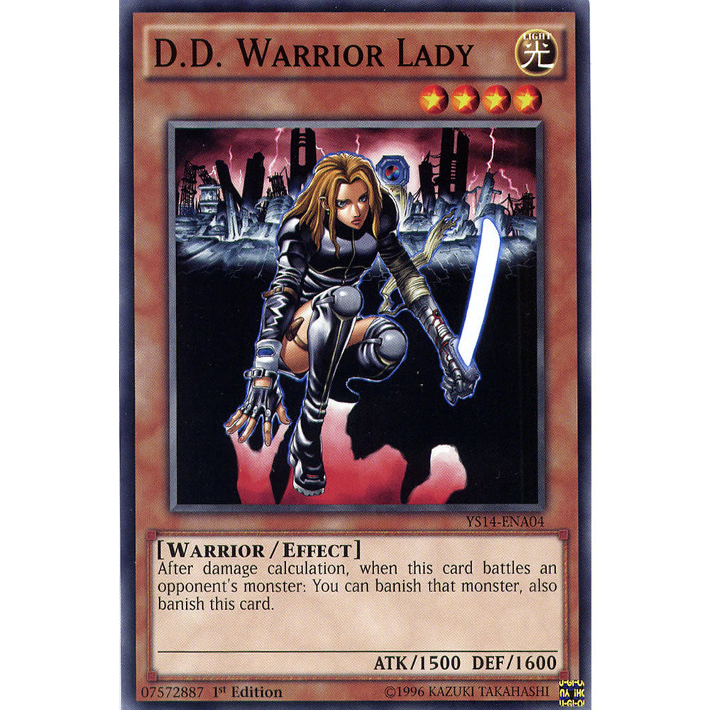 D.D. Warrior Lady YS14-ENA04 Yu-Gi-Oh! Card from the Space-Time Showdown Set