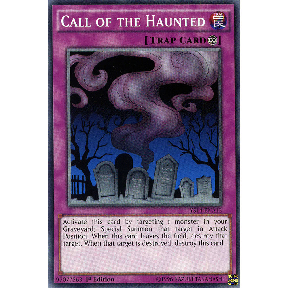 Call of the Haunted YS14-ENA13 Yu-Gi-Oh! Card from the Space-Time Showdown Set