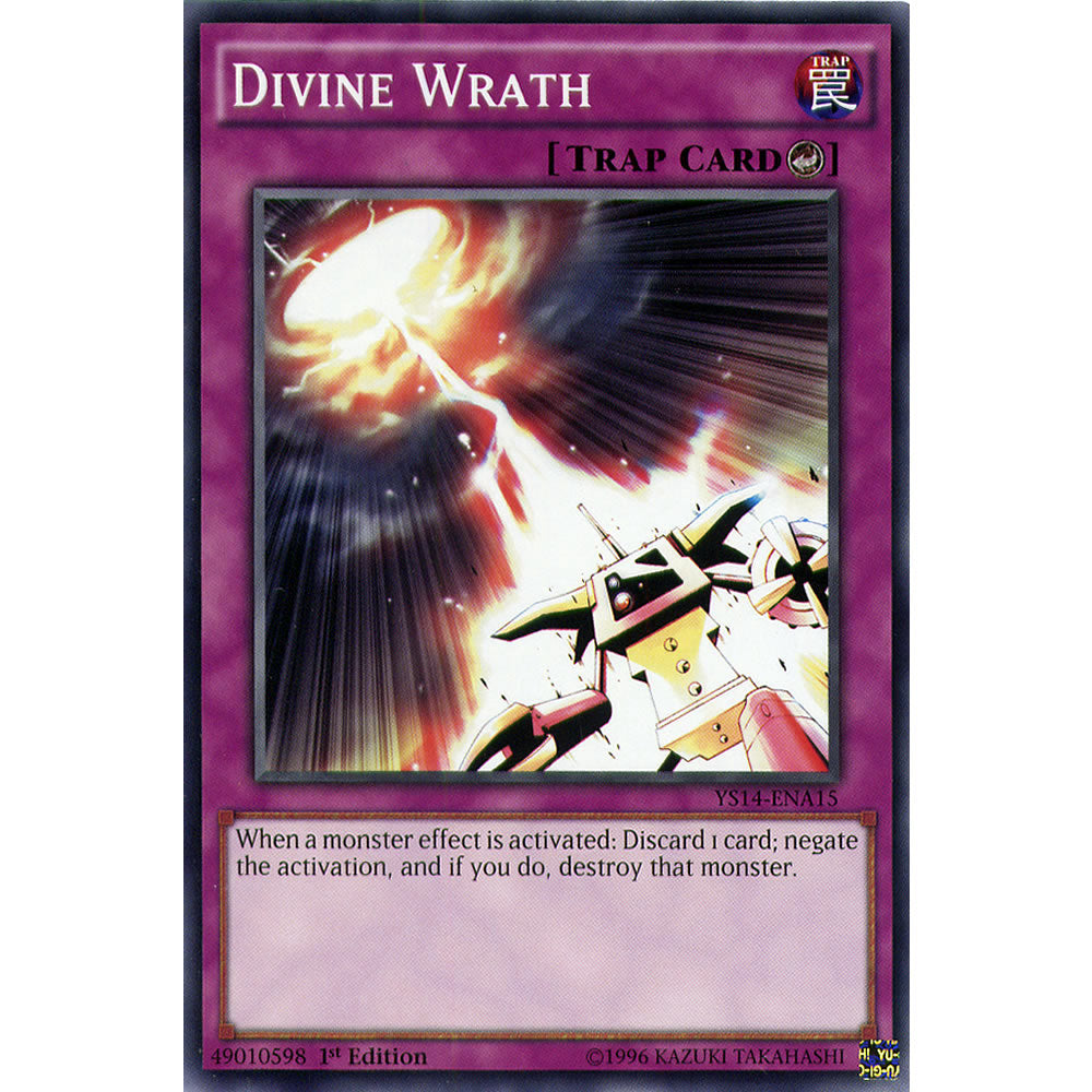Divine Wrath YS14-ENA15 Yu-Gi-Oh! Card from the Space-Time Showdown Set