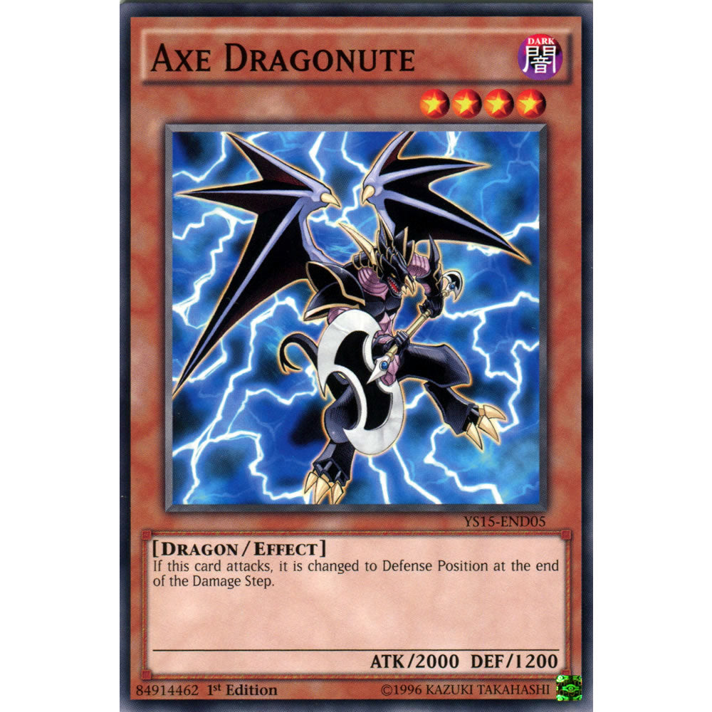 Axe Dragonute YS15-END05 Yu-Gi-Oh! Card from the Yuya & Declan Set