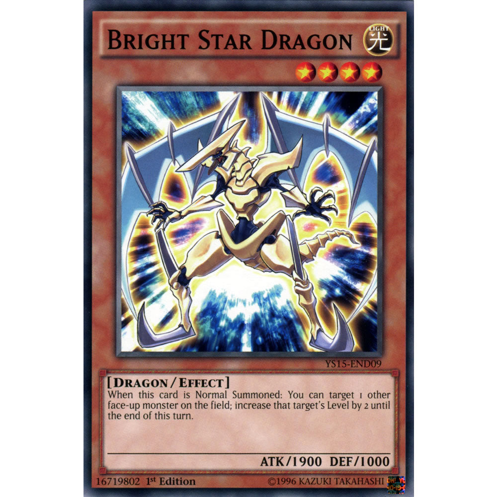 Bright Star Dragon YS15-END09 Yu-Gi-Oh! Card from the Yuya & Declan Set