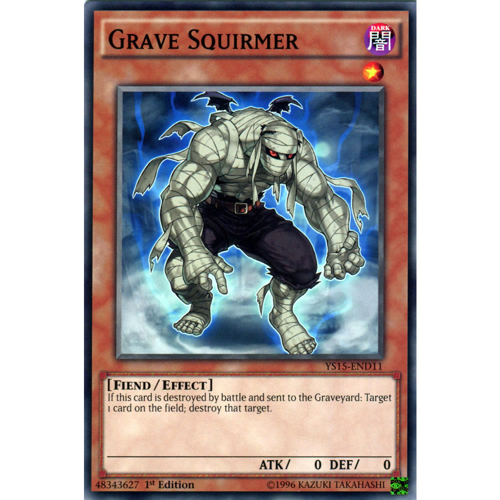 Grave Squirmer YS15-END11 Yu-Gi-Oh! Card from the Yuya & Declan Set