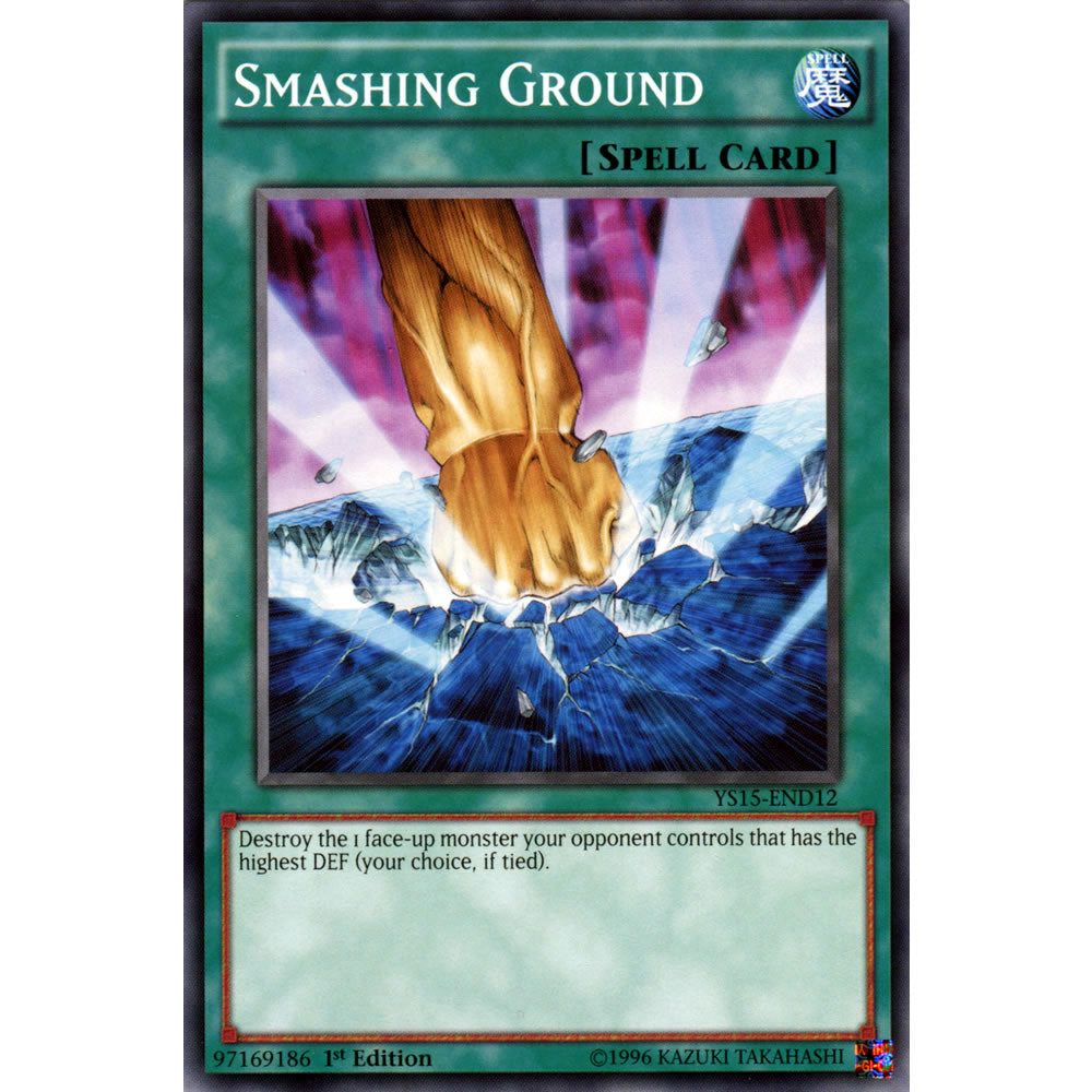 Smashing Ground YS15-END12 Yu-Gi-Oh! Card from the Yuya & Declan Set