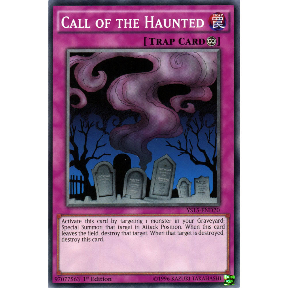 Call of the Haunted YS15-END20 Yu-Gi-Oh! Card from the Yuya & Declan Set
