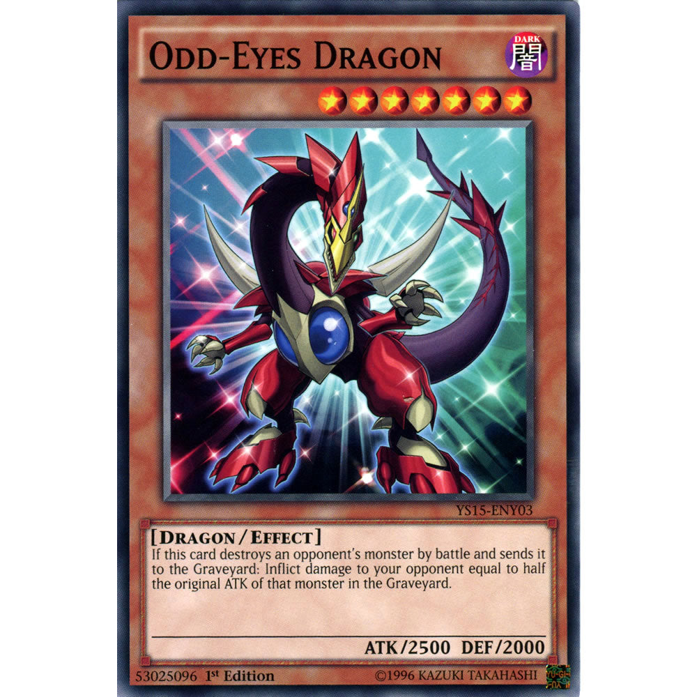 Odd-Eyes Dragon YS15-ENY03 Yu-Gi-Oh! Card from the Yuya & Declan Set