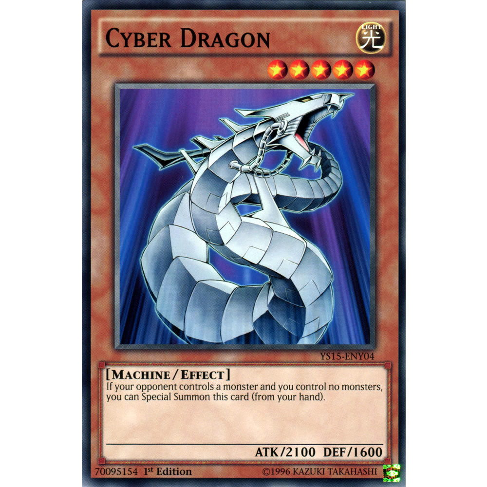Cyber Dragon YS15-ENY04 Yu-Gi-Oh! Card from the Yuya & Declan Set