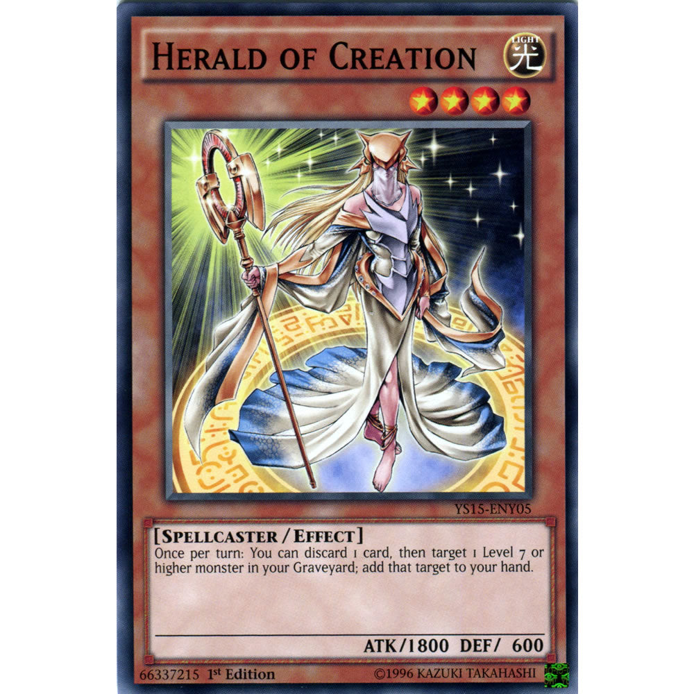 Herald of Creation YS15-ENY05 Yu-Gi-Oh! Card from the Yuya & Declan Set
