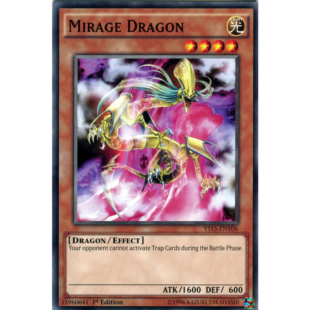 Mirage Dragon YS15-ENY06 Yu-Gi-Oh! Card from the Yuya & Declan Set