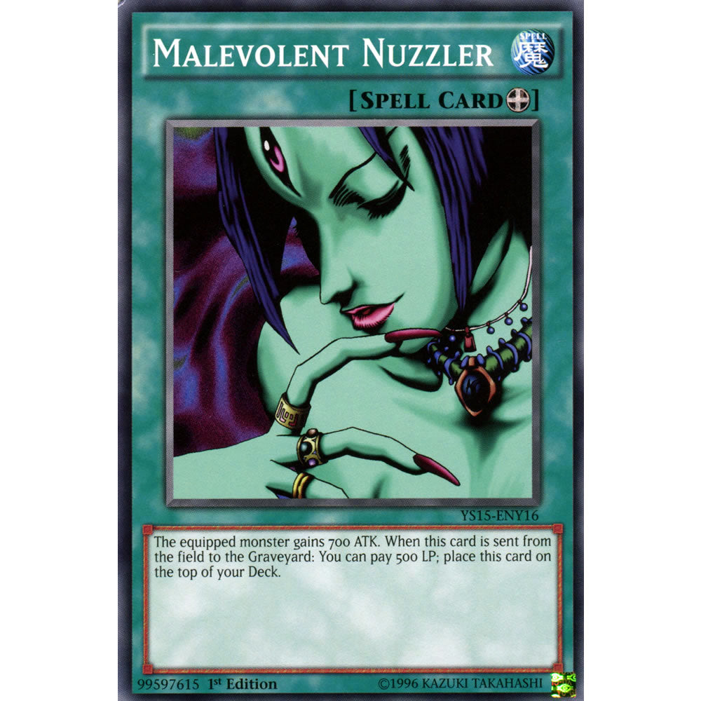 Malevolent Nuzzler YS15-ENY16 Yu-Gi-Oh! Card from the Yuya & Declan Set