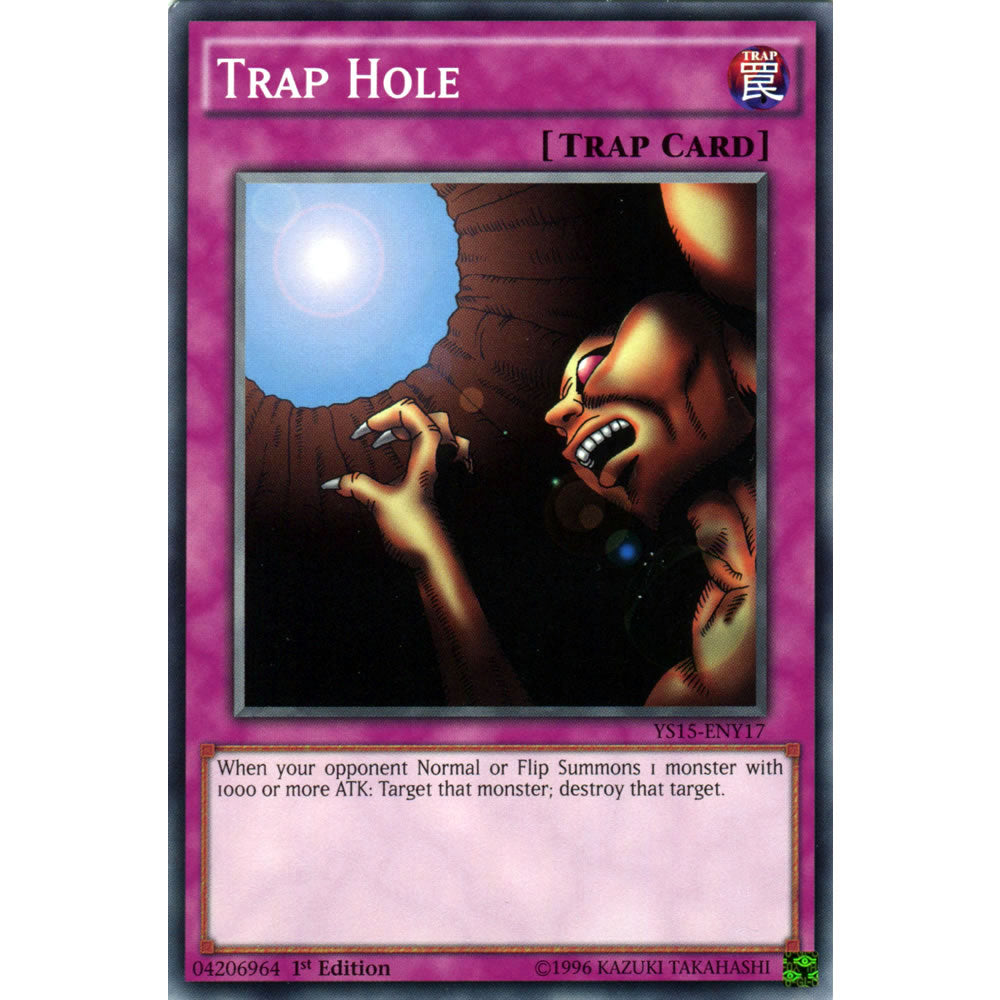 Trap Hole YS15-ENY17 Yu-Gi-Oh! Card from the Yuya & Declan Set