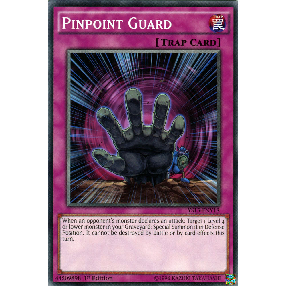 Pinpoint Guard YS15-ENY18 Yu-Gi-Oh! Card from the Yuya & Declan Set
