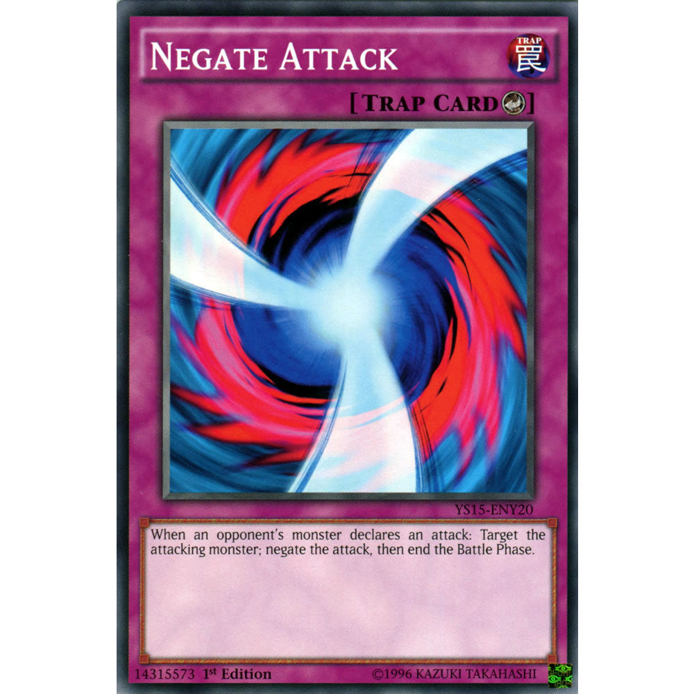 Negate Attack YS15-ENY20 Yu-Gi-Oh! Card from the Yuya & Declan Set