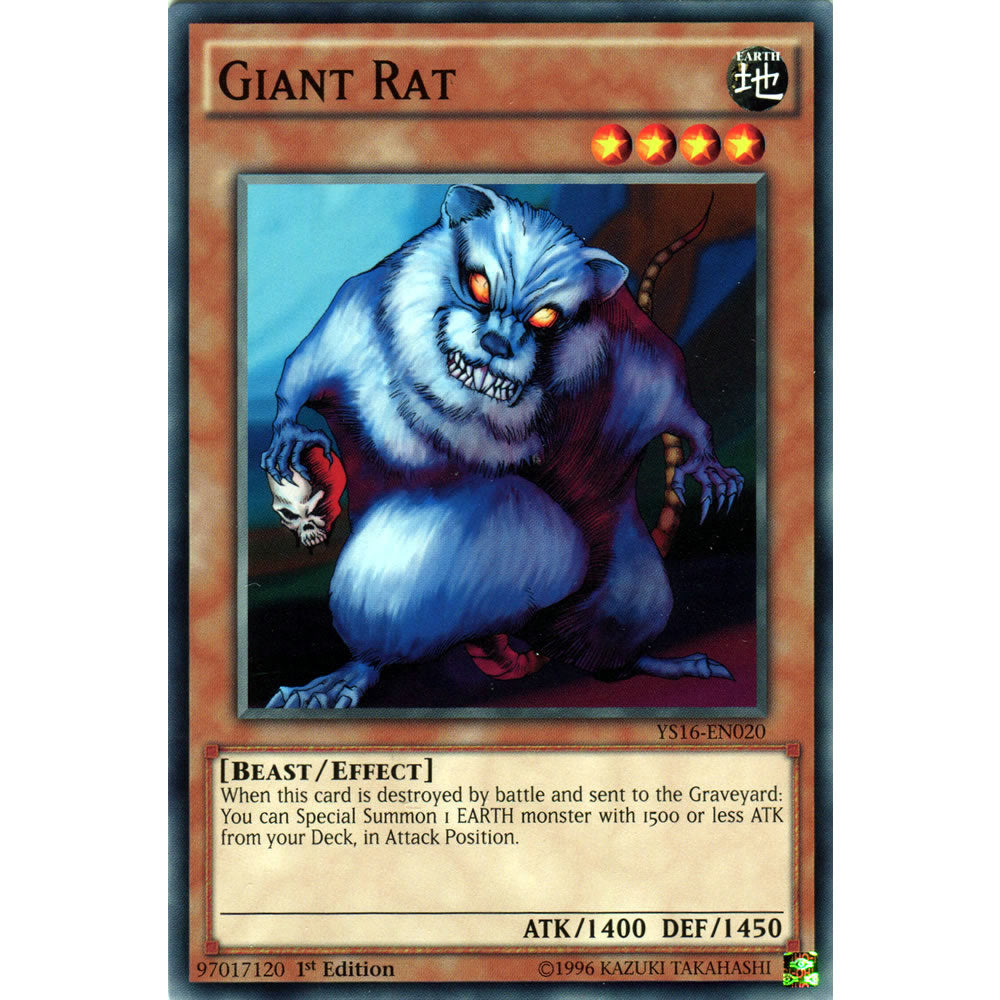 Giant Rat YS16-EN020 Yu-Gi-Oh! Card from the Yuya Set