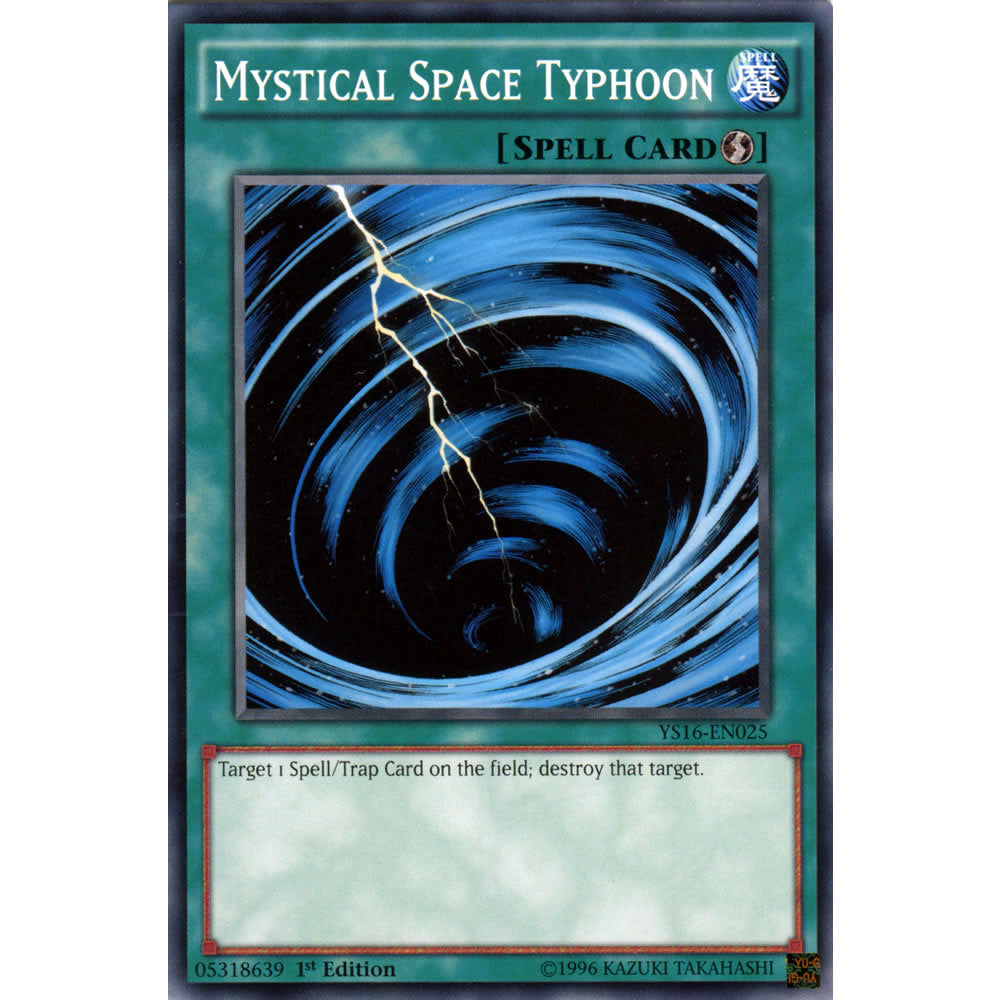 Mystical Space Typhoon YS16-EN025 Yu-Gi-Oh! Card from the Yuya Set