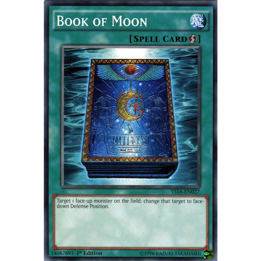 Book of Moon YS16-EN027 Yu-Gi-Oh! Card from the Yuya Set