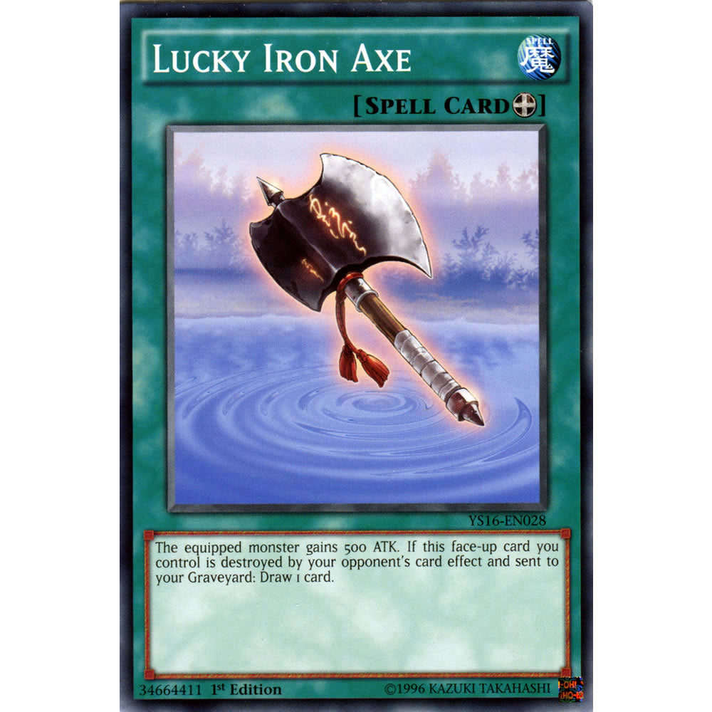 Lucky Iron Axe YS16-EN028 Yu-Gi-Oh! Card from the Yuya Set