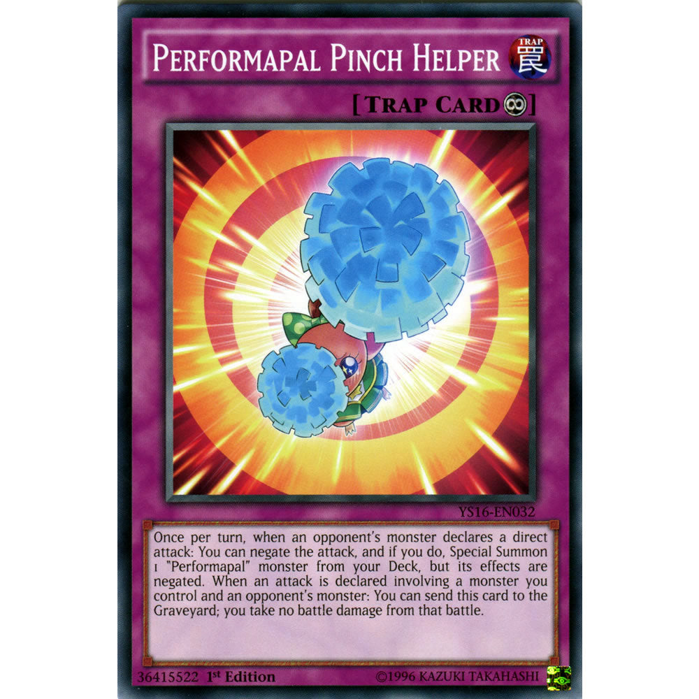 Performapal Pinch Helper YS16-EN032 Yu-Gi-Oh! Card from the Yuya Set