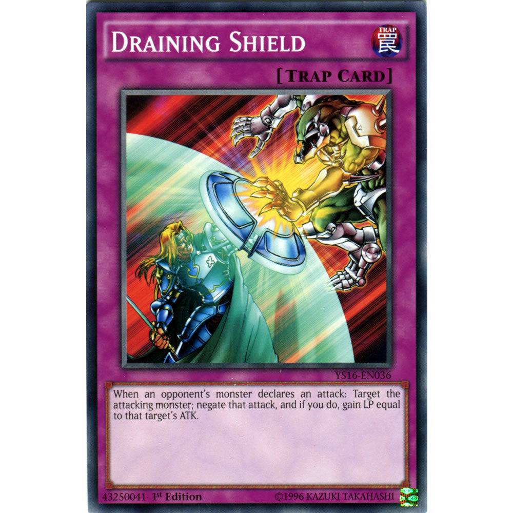 Draining Shield YS16-EN036 Yu-Gi-Oh! Card from the Yuya Set