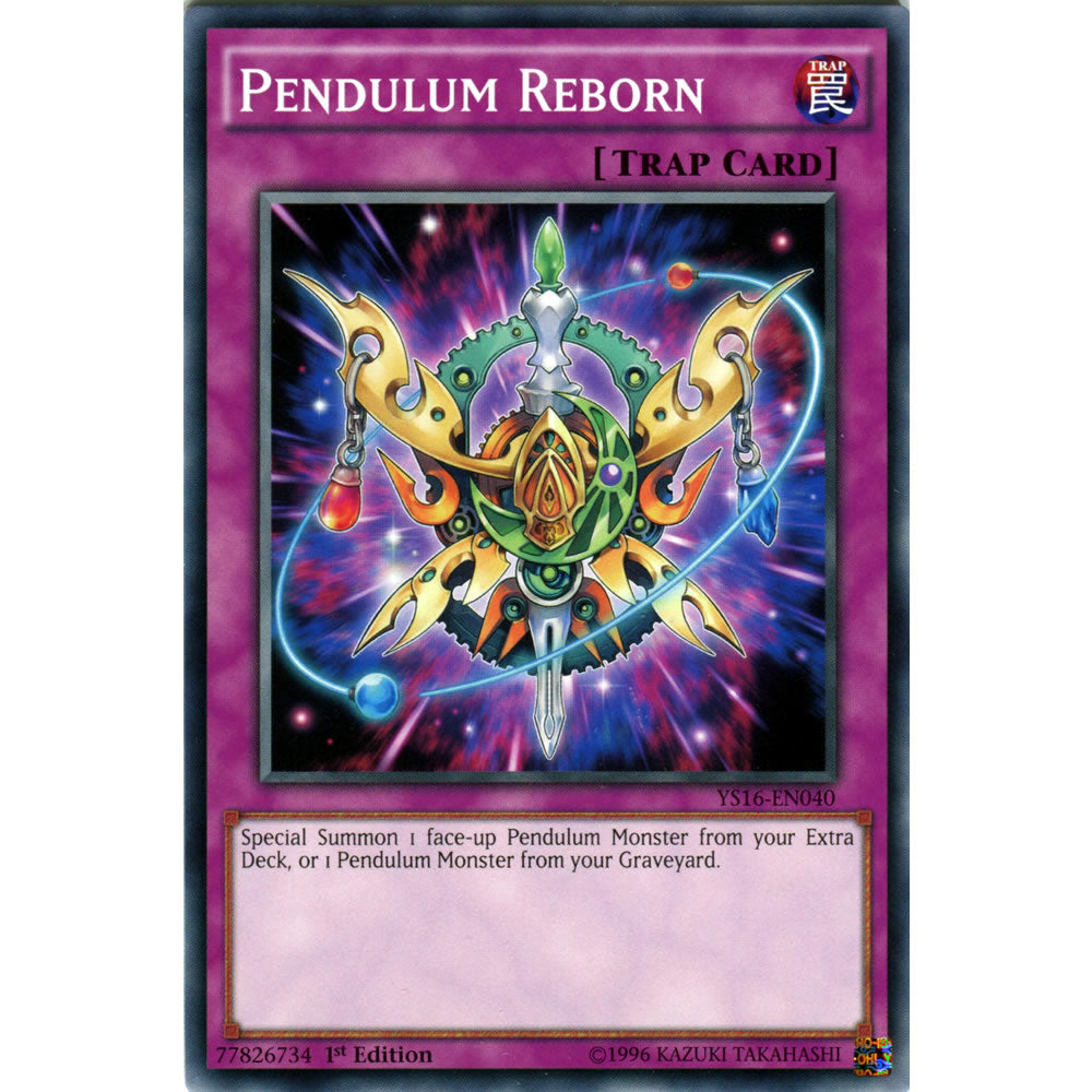 Pendulum Reborn YS16-EN040 Yu-Gi-Oh! Card from the Yuya Set