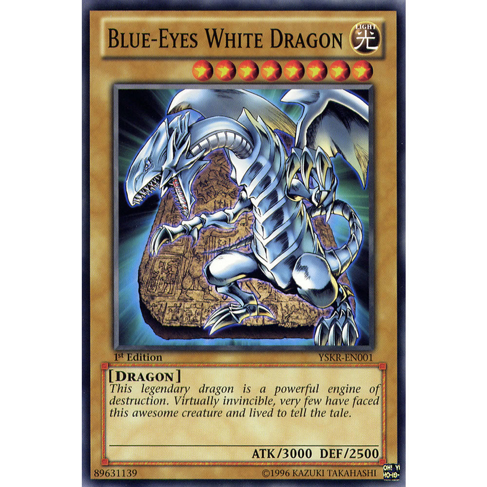 Blue-Eyes White Dragon YSKR-EN001 Yu-Gi-Oh! Card from the Kaiba Reloaded Set