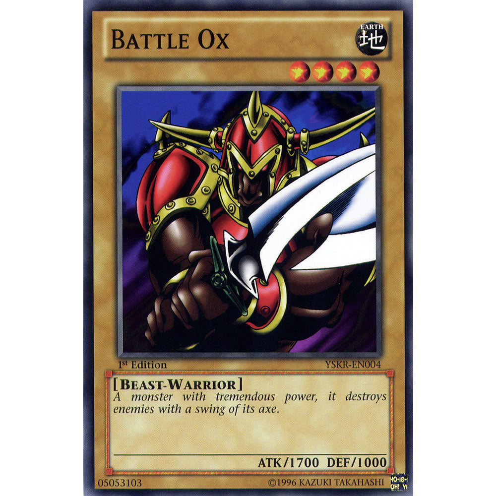 Battle Ox YSKR-EN004 Yu-Gi-Oh! Card from the Kaiba Reloaded Set