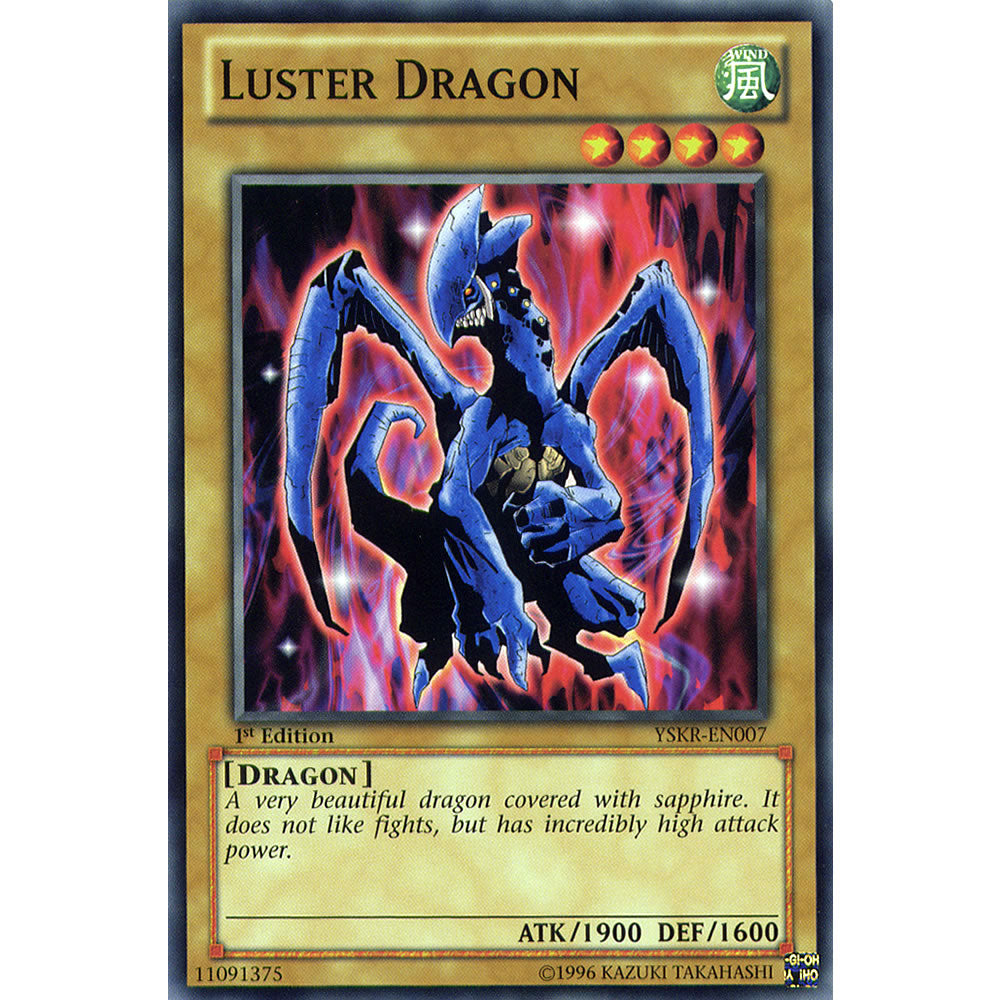 Luster Dragon YSKR-EN007 Yu-Gi-Oh! Card from the Kaiba Reloaded Set