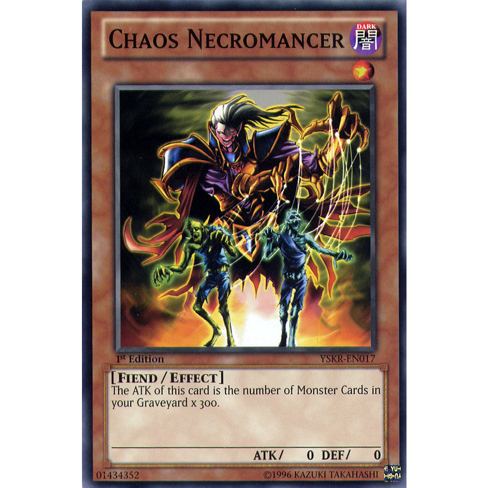 Chaos Necromancer YSKR-EN017 Yu-Gi-Oh! Card from the Kaiba Reloaded Set