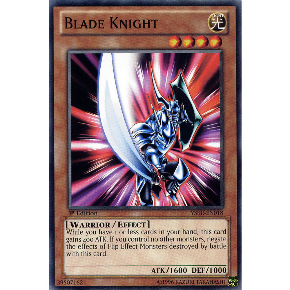 Blade Knight YSKR-EN018 Yu-Gi-Oh! Card from the Kaiba Reloaded Set