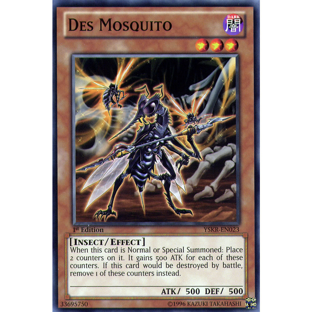 Des Mosquito YSKR-EN023 Yu-Gi-Oh! Card from the Kaiba Reloaded Set