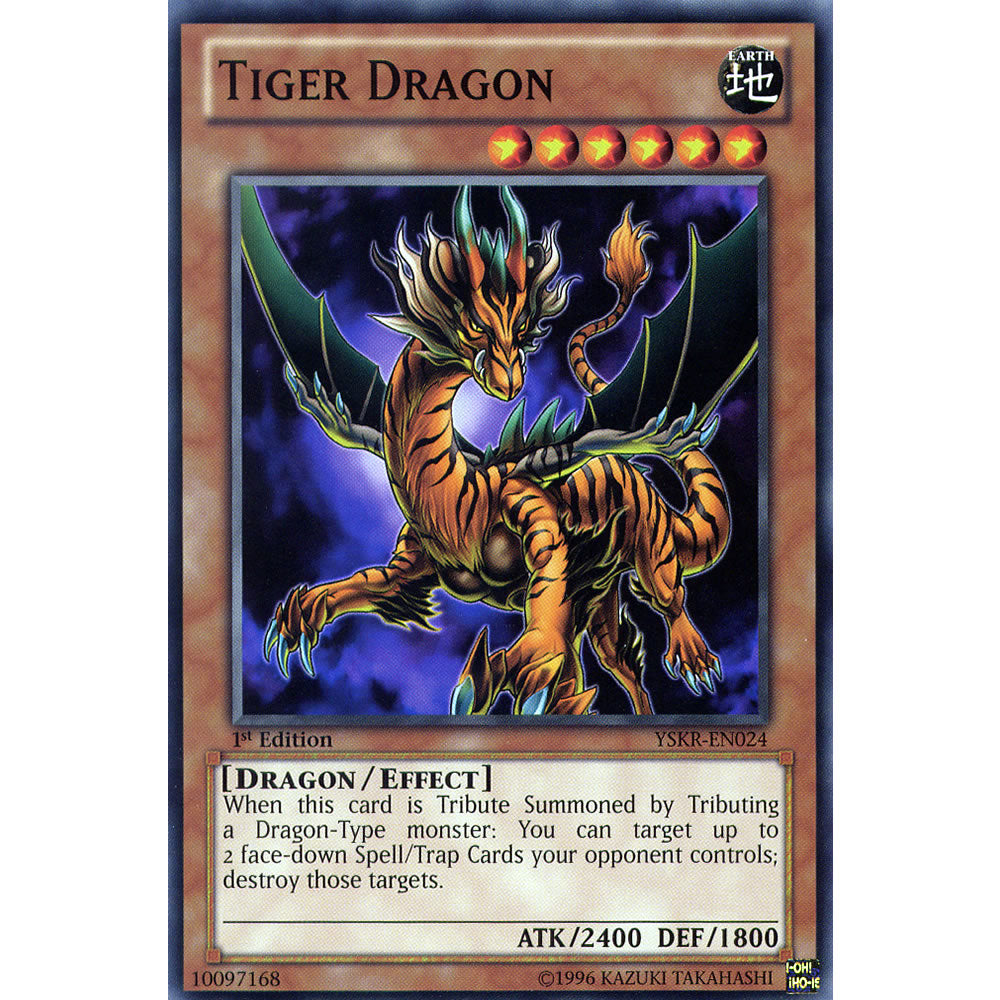 Tiger Dragon YSKR-EN024 Yu-Gi-Oh! Card from the Kaiba Reloaded Set