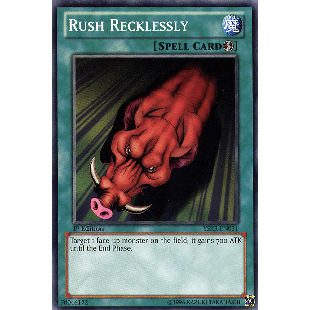 Rush Recklessly YSKR-EN031 Yu-Gi-Oh! Card from the Kaiba Reloaded Set